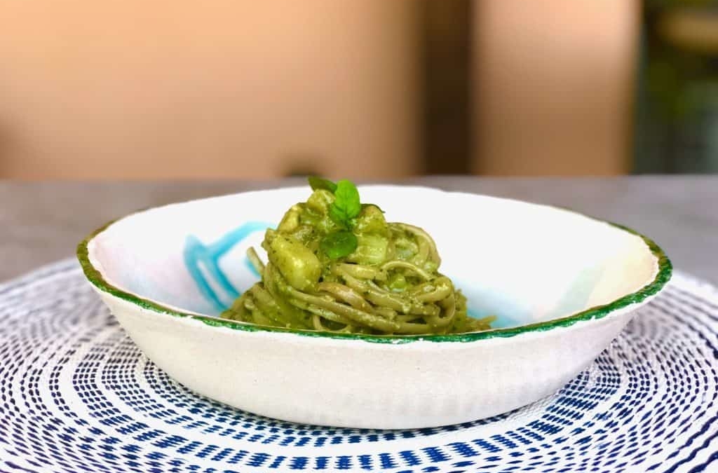 linguine al pesto