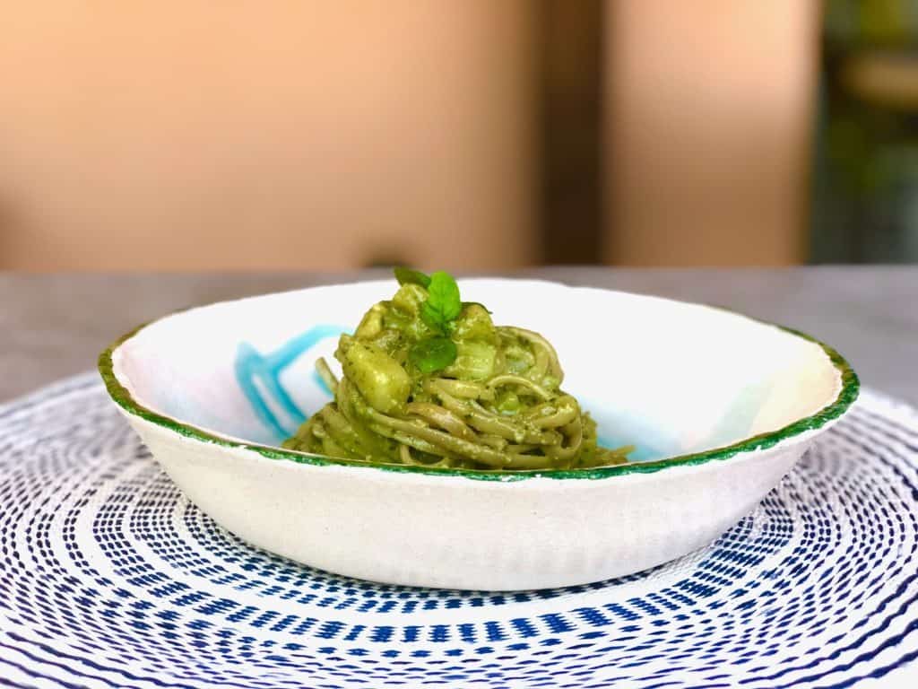 linguine pesto basilico patate olio extravergine fagiolini 1024x768 1