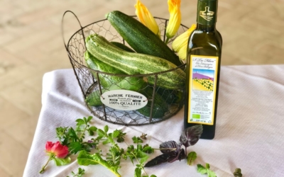 Zucchine grigliate farcite con ricotta di bufala e Evo Blend Bio