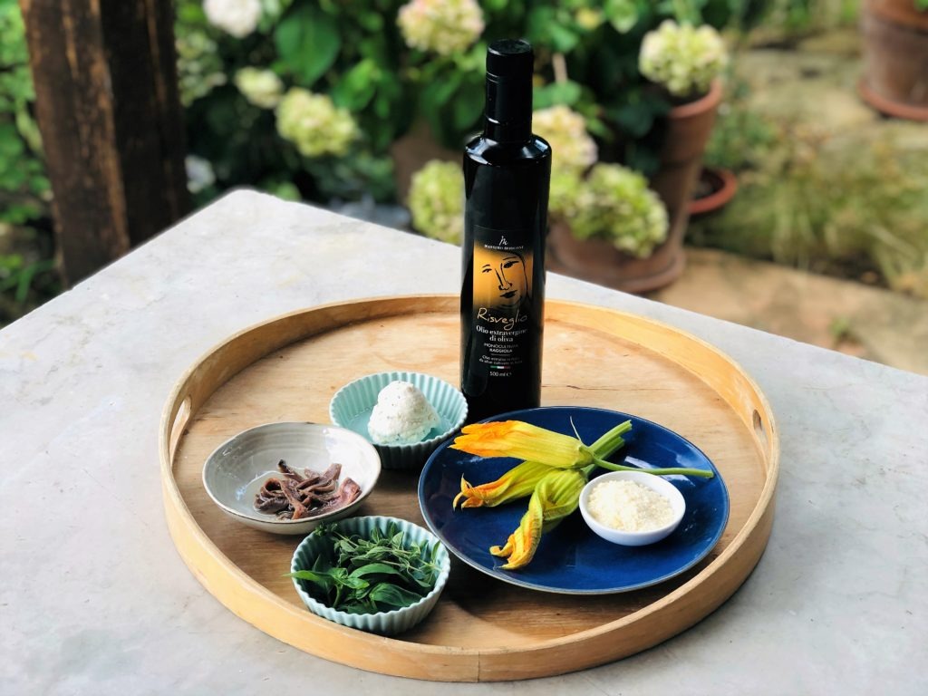 fiori di zucca ripieni