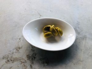 oliva tagliata farcita pronta