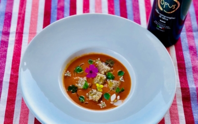 Zuppa di pomodoro e pane ed olio extravergine di oliva “Opus”