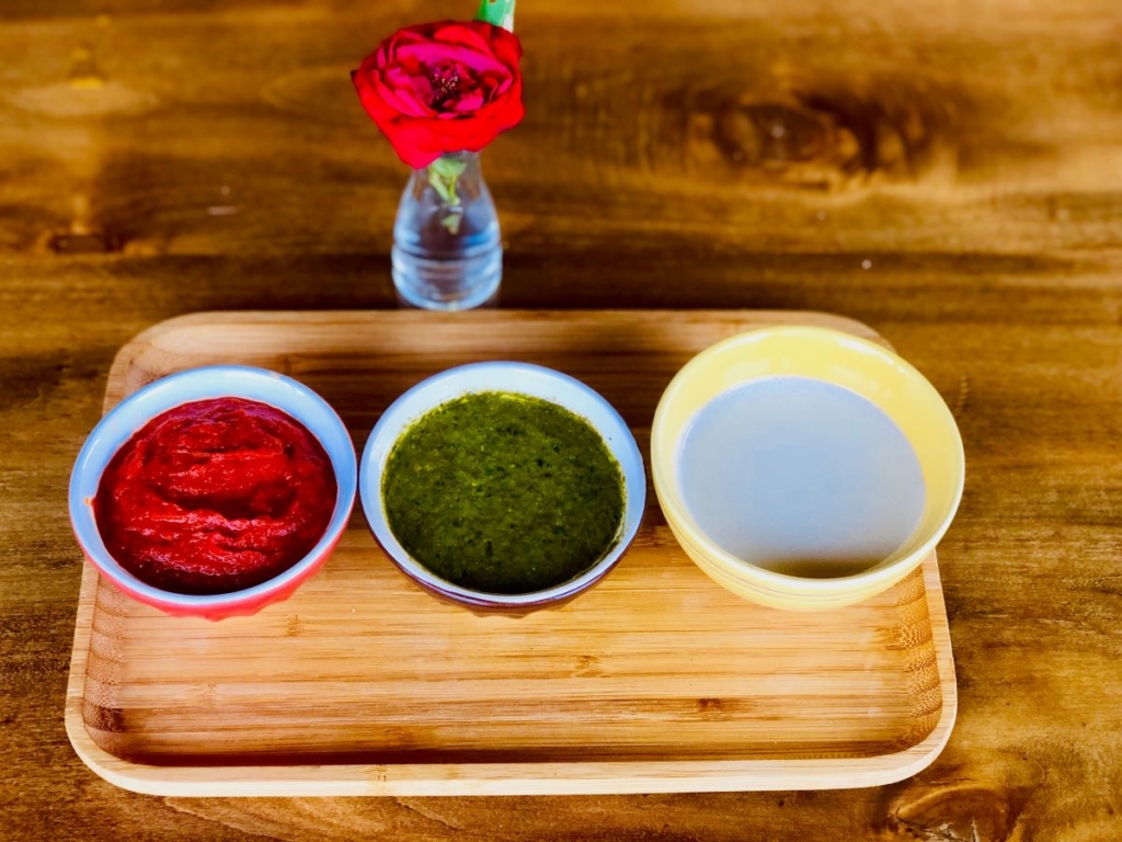 salse con olio extravergine di oliva